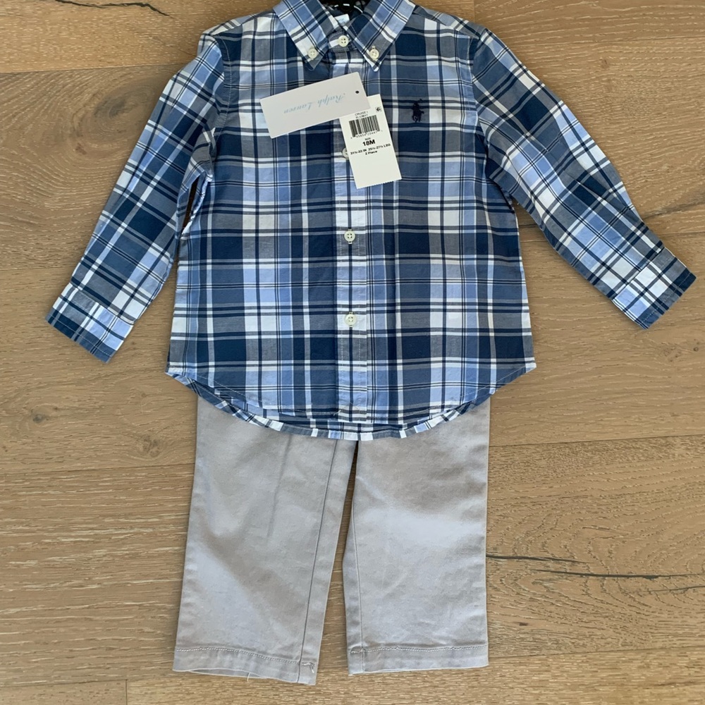 Ralph Lauren infant 18 month 2 piece set - NWT
